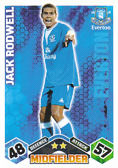 Jack Rodwell Everton 2009/10 Topps Match Attax #134